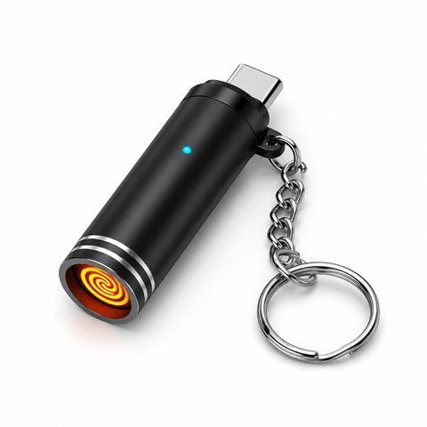 Портативний USB Type-C Запальник з вітрозахистом 3038115988 фото
