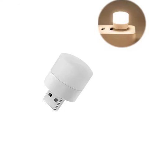 Портативна USB світлодіодна лампа-нічник із теплим (3000К) світлом, працює від Power Bank, та ін. ґаджетів 5В 2774282336 фото