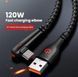 Кабель USB Type-C для швидкого заряджання Huawei Mate (2 метра), 90 градусів, чорний 2554736546 фото 1
