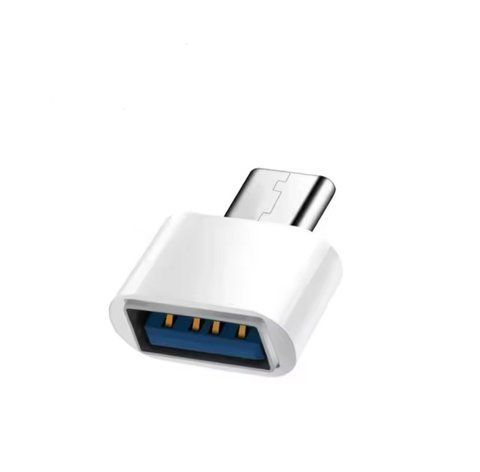 Універсальний адаптер Type-C до USB, для планшетів, ПК, телефонів. Білий 2834540206 фото