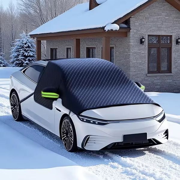 Автомобільний захисний чохол на лобове скло та капот (всесезонний) 3139881536 фото